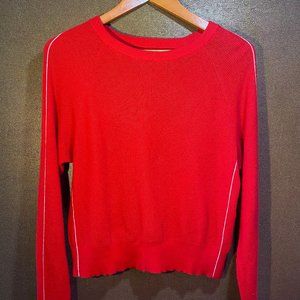 BABATON - Cashmere Sweater Red Artem Crop Crew Size S